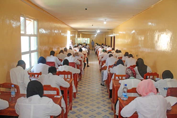 Amoud University College of Health Science has started Final Written Comprehensive Exam